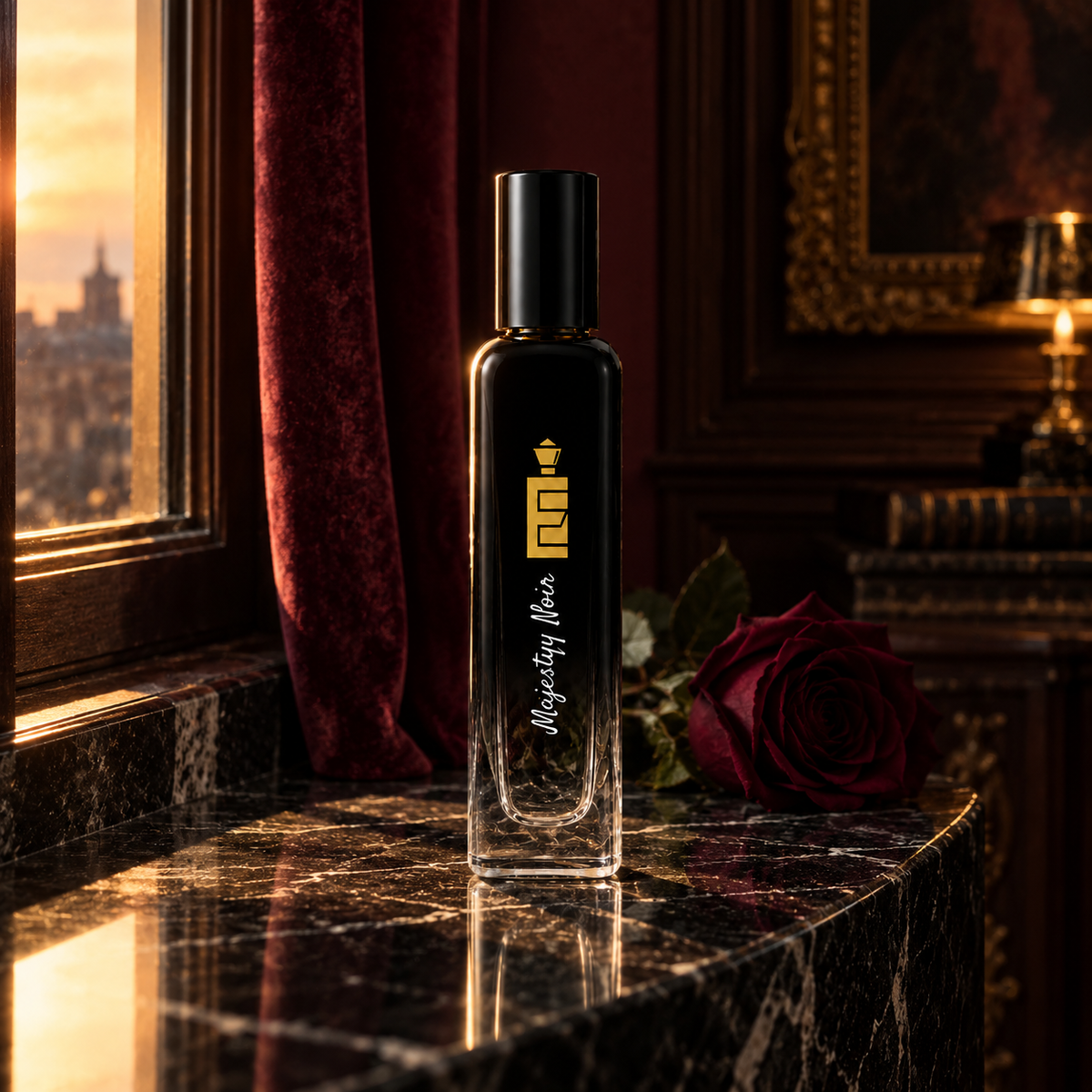 Majestyy Noir - Fragrance Oil (Roll-On) - Elor Fragrances - Inspired by "Tom Ford Noir de Noir"