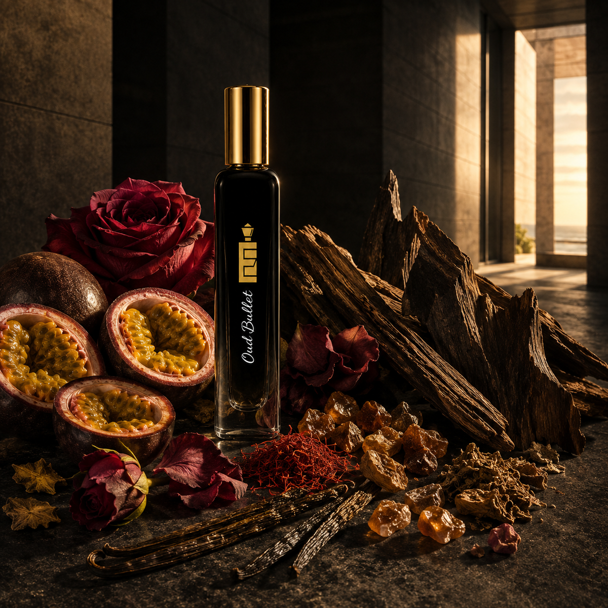 Oud Bullet - Eau de Parfum - Elor Fragrances Canada Inspired By Oud Maracujá Maison Crivelli for women and men