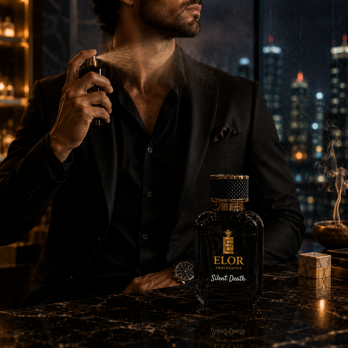 Silent Death - Eau de Parfum - Elor Fragrances - Canada - Inspired By Armani Prive Oud Royal